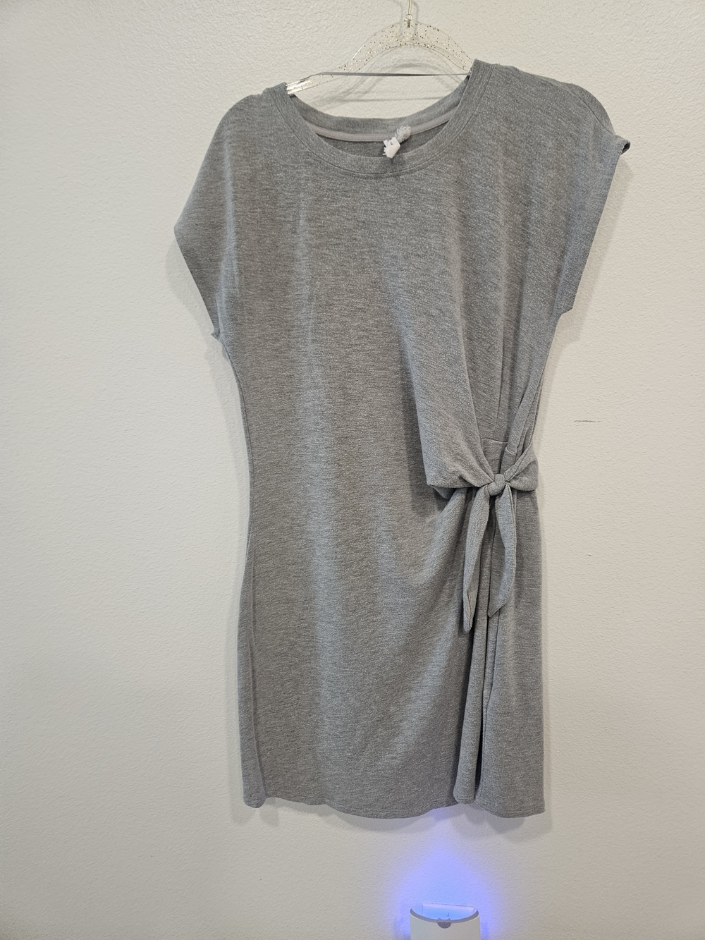 Source Unknown Heather Gray Side-Tie Tunic